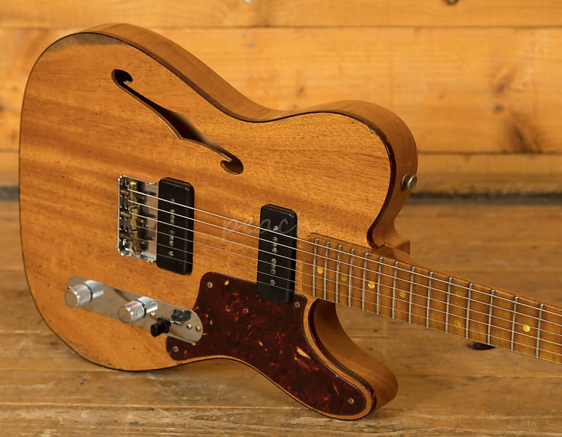 Fender Custom Shop Limited Edition Dual P90 Thinline Tele Relic Aged Natural