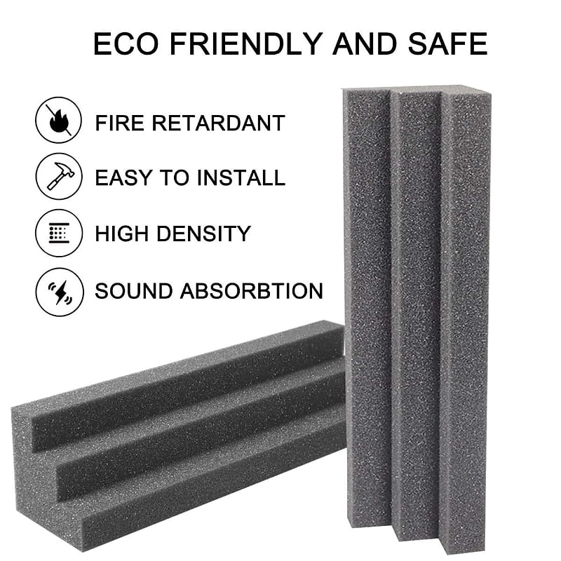 Double-Sided Acoustic Foam Panel Mounting Squares, 48-Pack, Studio-Grade  Adhesive Tape, Heavy Duty Bond To Acoustic Panels/Soundproof Foam, No Wall  Residue (For 12 Standard Panels)