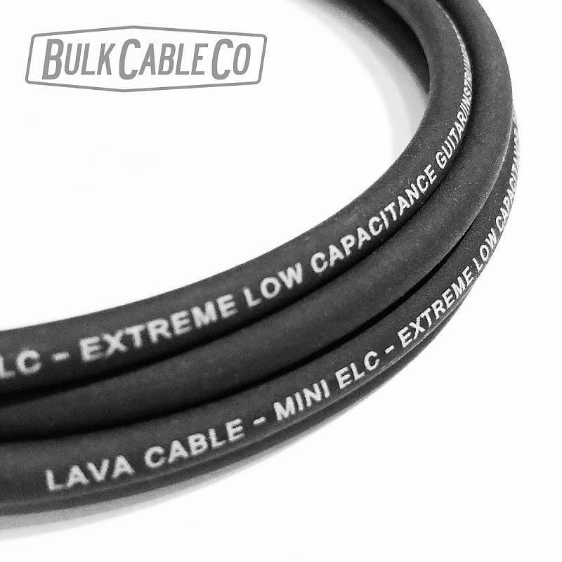Lava Mini ELC Black Pedalboard Cable Sold In 1 FT Lengths Reverb