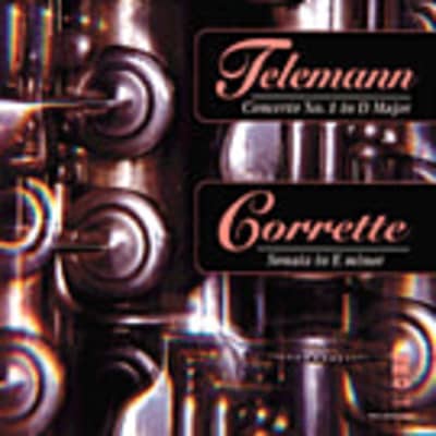Telemann - Concerto No. 1 in D Major; Corrette - Sonata in E minor - Music Minus One Flute for sale