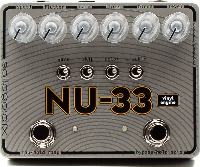 SolidGoldFX NU-33 Vinyl Engine Guitar Effects Pedal image 1