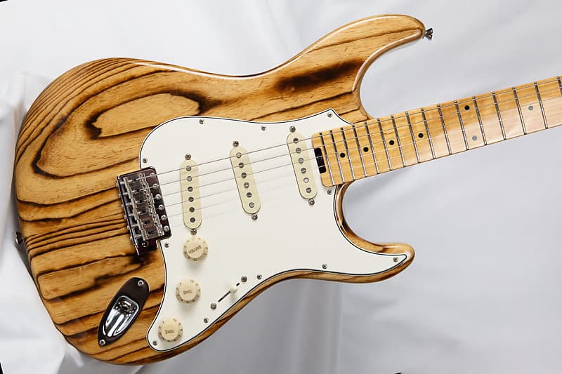 ESP Edwards E-SN-130M/3S Strat SSS 2015 Burner Natural Gloss Swamp Ash  Maple MIJ Made in Japan Snapper | Reverb