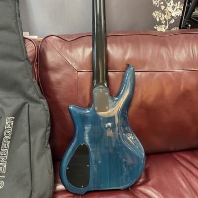Steinberger XQ-25A 90's-00's - See-Thru Blue Burst | Reverb