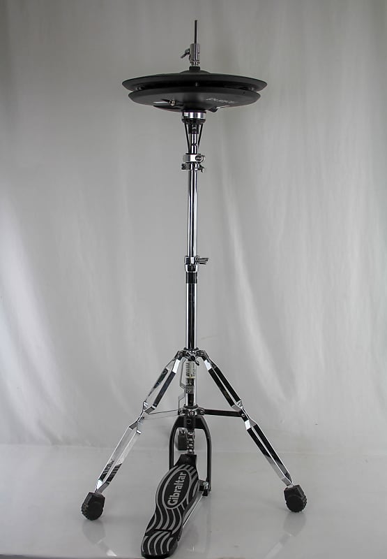 Roland VH-12 Electronic V Drum Hi Hat V-Cymbal VH12 plusGibraltar High Hat  Stand