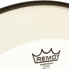 Remo Powerstroke P4 Clear Bass Drumhead - 24 inch - with Impact Patch image 2