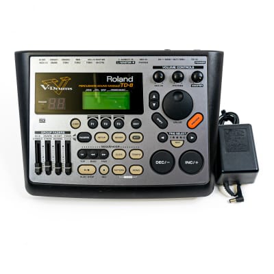 Roland TD-8 V-Drum Percussion Sound Module with Power Supply