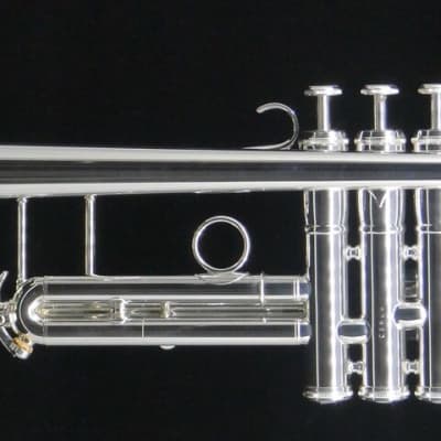 New Adams Sonic Model Professional Bb Trumpet in Silver Plate! image 14