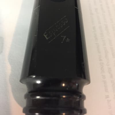 Mouthpiece Cafe Espresso 7 * Tenor Sax MouthpieceBlack | Reverb