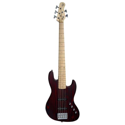 Michael Kelly Element 5OP 5-String Bass Guitar (Trans Red)(New) image 4
