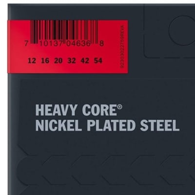Dunlop Heavy Core Nickel Wound Guitar Strings, Heaviest, .012–.054, 6 Strings/Set image 3