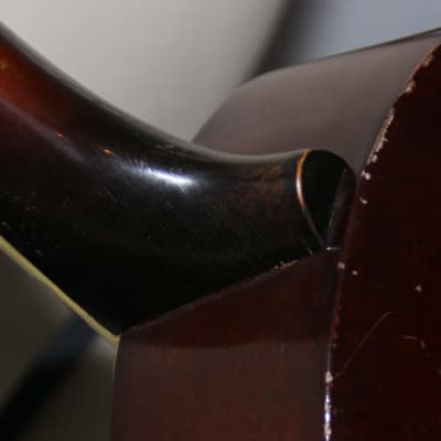 National Resonator Mandolin 1930s Woodgrain on metal image 10