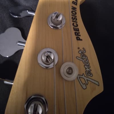 Fender American Performer Precision Bass 2020 - Black & Blue image 2