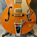 Awesome 2002 Gretsch G6120-60 Guitar in Orange Stain with Bigsby and OHSC (0053)
