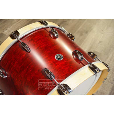 Gretsch Brooklyn 3pc Classic Drum Set Satin Cherry Red image 9
