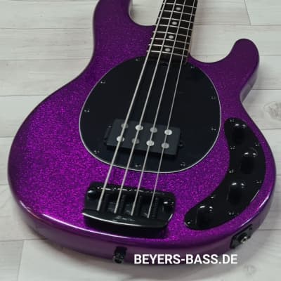 Sterling by Music Man StingRay Ray34 H, Purple Sparkle for sale