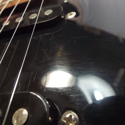Memphis 302B 80's Black Guitar (((Very Nice))) image 14