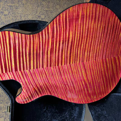 PRS Private Stock Singlecut Archtop 2022 Natural Bearclaw Spruce Top and Raspberry Lemonade Maple Back image 17