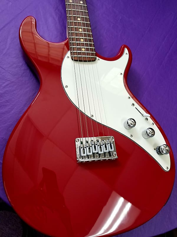 Line 6 Variax 300 Electric 2000s Aged Candy Apple Red over pearl image 1