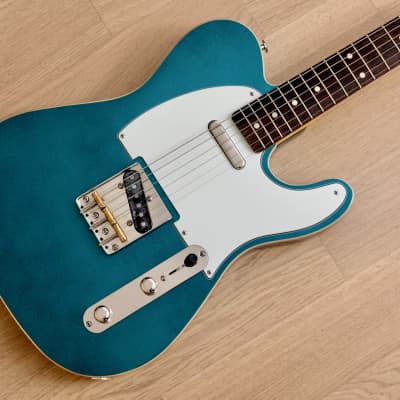 T-Style Partscaster Custom Electric Guitar Ocean Turquoise w/ Fender Licensed Neck, Tweed Case image 1