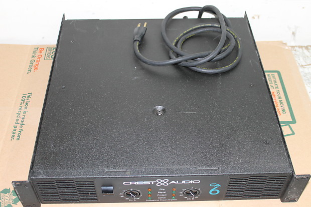 Crest Audio CA6 1500 watt Professional Power Amplifier | Reverb