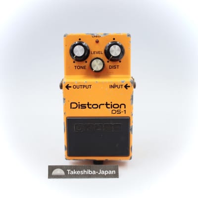 Boss DS-1 Distortion Black Label 1983 Made in Japan Vintage Guitar Effect Pedal 368500 for sale