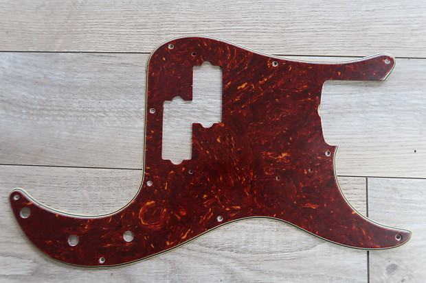 Fender Precision Bass Pickguard 10 hole Celluloid tortoise nitrate