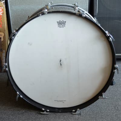 Ludwig 24" Bass Drum 1980's Vintage Owned by Neal Smith of the Alice Cooper Group - #9116 1980's Black image 7