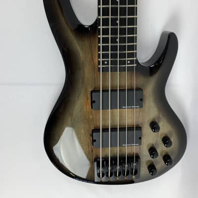 ESP E-II BTL-5 Black Natural Burst 5-String Electric Bass Guitar + Hard Case B-Stock Made in Japan image 11