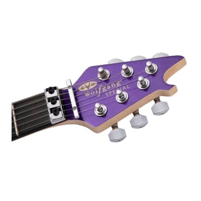 EVH Wolfgang Special 6-String Electric Guitar with Ebony Fingerboard, Basswood Body, and Maple Neck (Right-Handed, Deep Purple Metallic) image 5