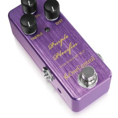 One Control BJF Designed Purple Plexifier Distortion pedal image 8