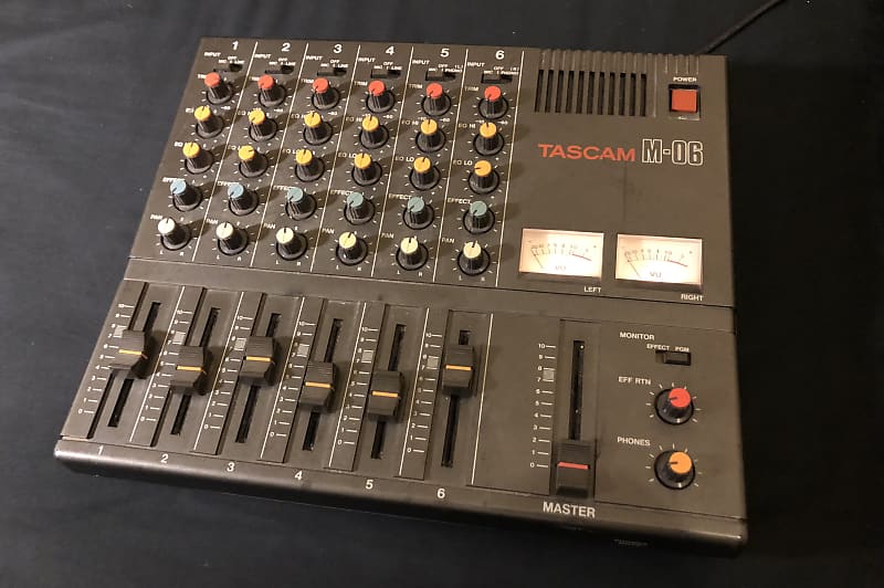 rare vintage Tascam M06 Analogue Mixer Reverb