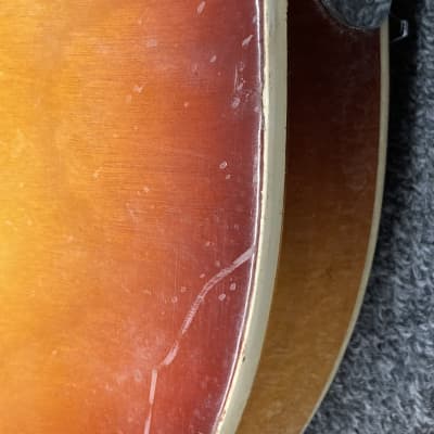 1970s Lyle 5120  Semi Hollow Bass Project - Sunburst image 20