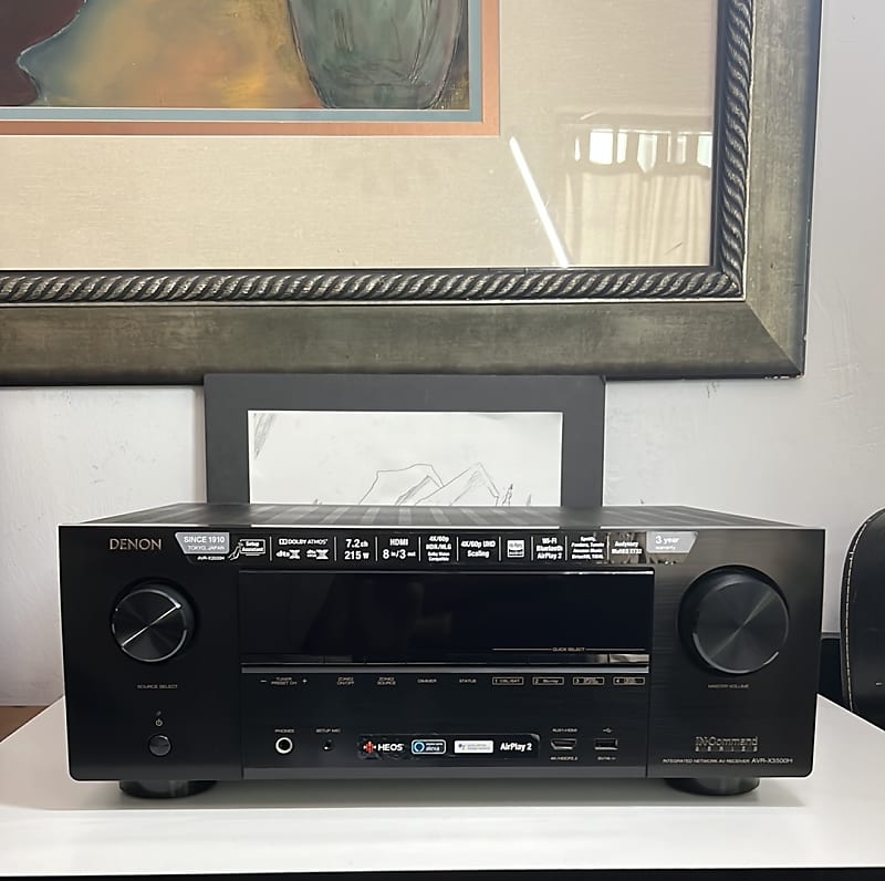 Denon AVR-X3500H Atmos Receiver  			