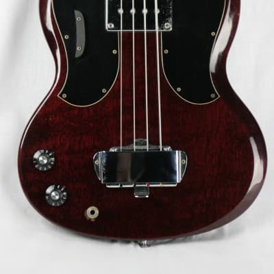RARE 1969 Gibson EB-0 LEFT-HANDED Bass w OHSC! Double-Pickguard Lefty! Vintage image 7
