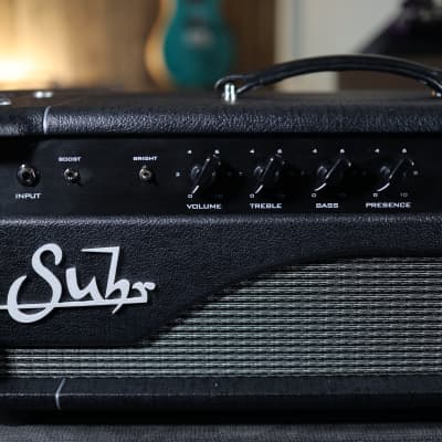 Suhr Bella 44-Watt Guitar Amp Head- Black with Tolex Panel image 3