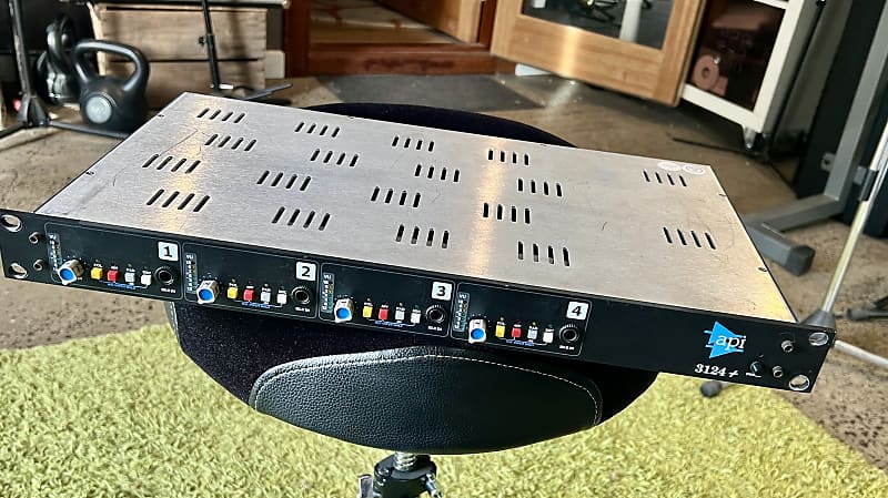 API 3124+ 4-Channel Mic Preamp 2000 - 2016 - Black image 1