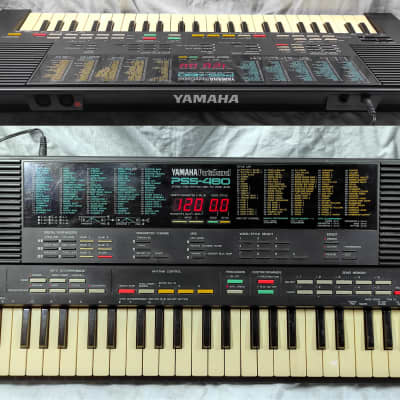YAMAHA PSS-480 (1988, 2op FM synth + arranger)