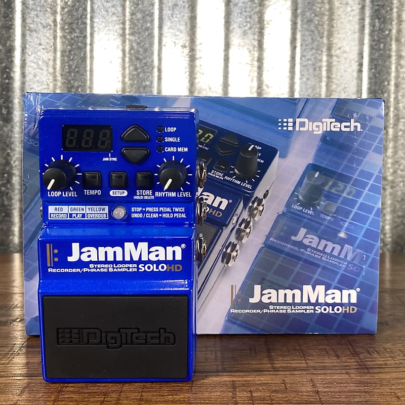 DigiTech JamMan Solo HD High Definition Stereo Looper Phrase Sampler Recorder Guitar Effect Pedal image 1