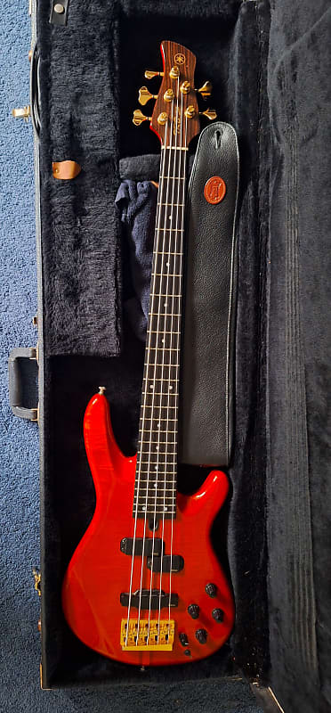 Yamaha TRB 5P with Piezo Bridge 1990s - Red | Reverb
