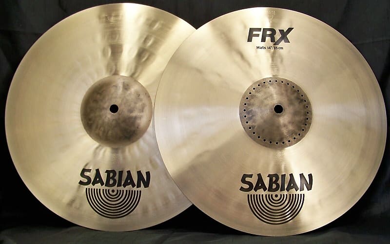 Sabian FRX 14” Hi Hat Cymbals/Natural Finish/Model # FRX1402/Brand New image 1