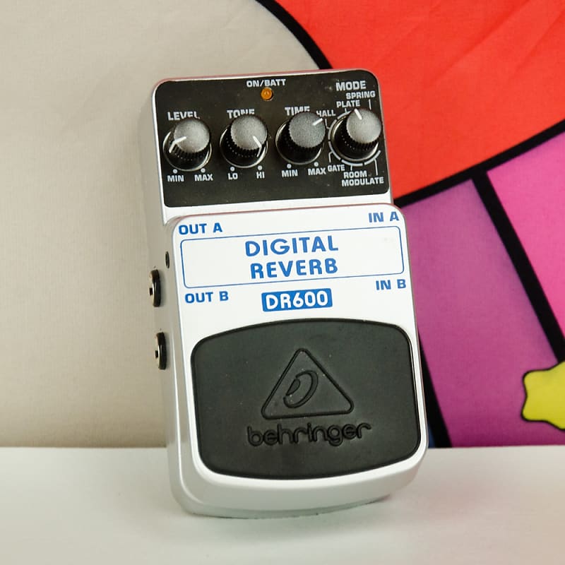 Used Behringer DR600 Reverb Pedal Reverb
