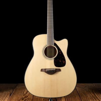Yamaha FGX800C Acoustic Electric Guitar Natural - Free Shipping image 2