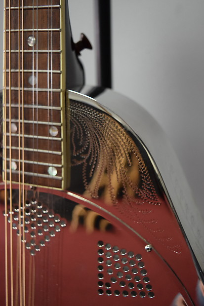 Johnson Resonator Mandolin Metal Body | Reverb