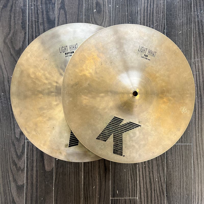 Zildjian k light hi hats deals 14