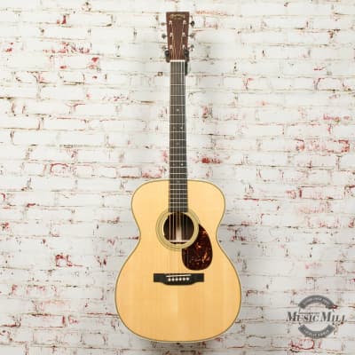 Martin OM-28e Acoustic/Electric Guitar Natural w/ LR Baggs Anthem image 2