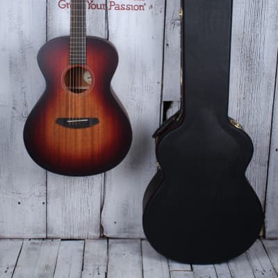 Breedlove USA Concert Black Cherry Acoustic Guitar NAMM w Deluxe Case PROTOTYPE image 2