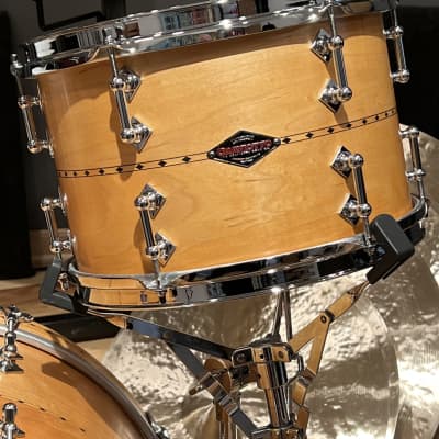 Craviotto 12/14/20 solid maple drum set from 2013. Craviotto office kit image 6