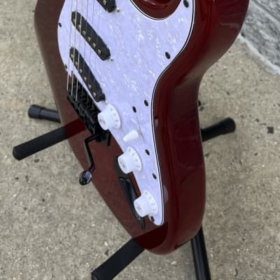 GAMMA Custom Electric Guitar STG24-01, 6-String Omega Model, Transparent WIne image 4
