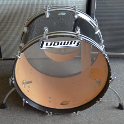 Ludwig 6 Ply Maple Shell 24" Bass Drum Owned by Neal Smith of the Alice Cooper Group - #9167 1980's Bild 2