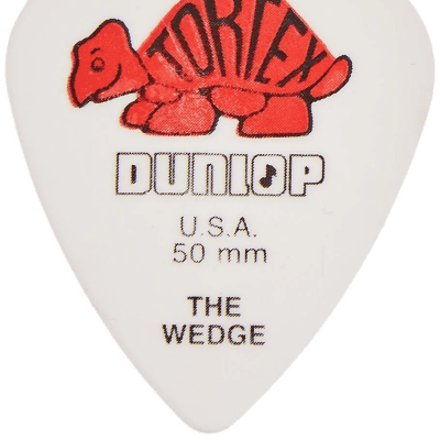 Dunlop 424R50 Tortex Wedge .50mm Guitar Picks (72-Pack)